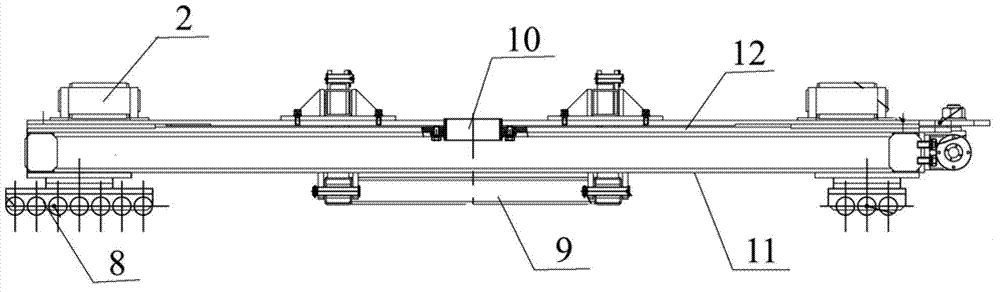 Overhaul and transport vehicle and method for water-feeding pump motor