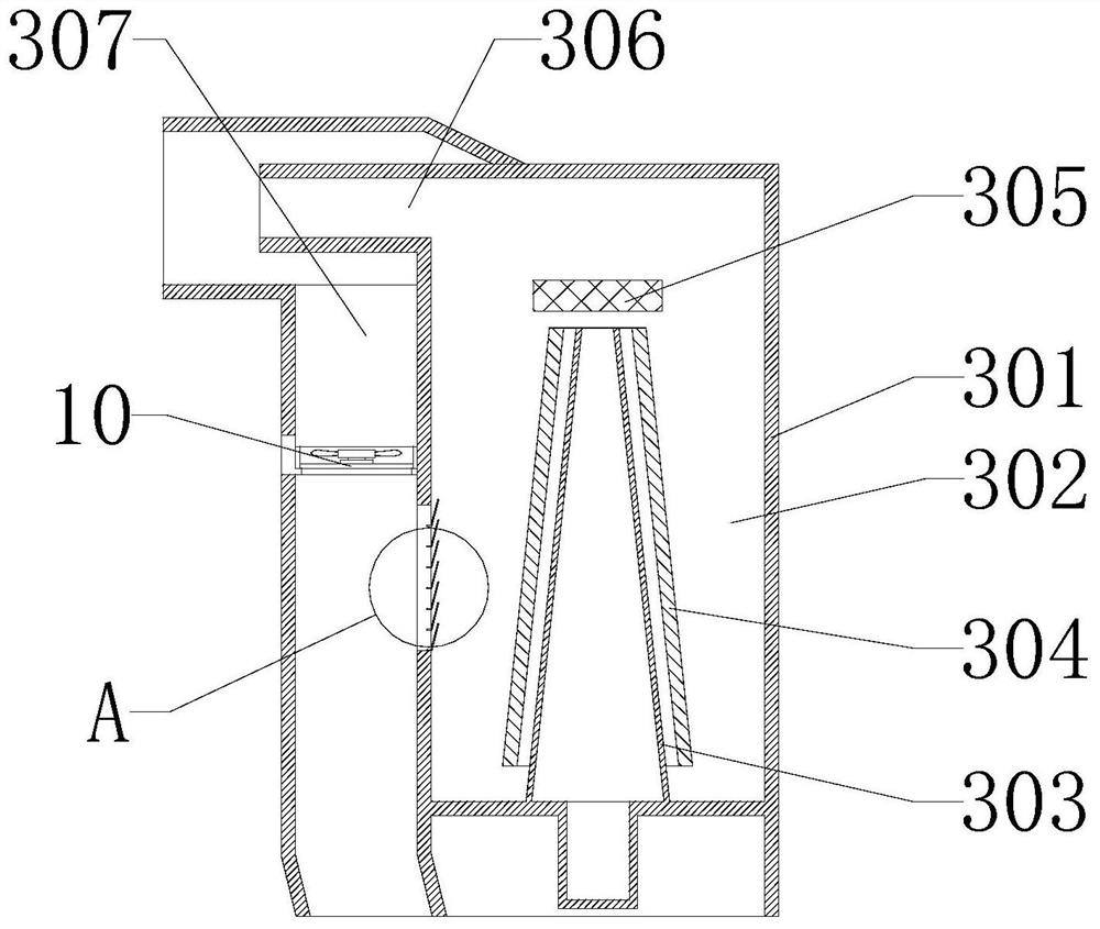 An automatic spray type elevator disinfection and sterilization equipment