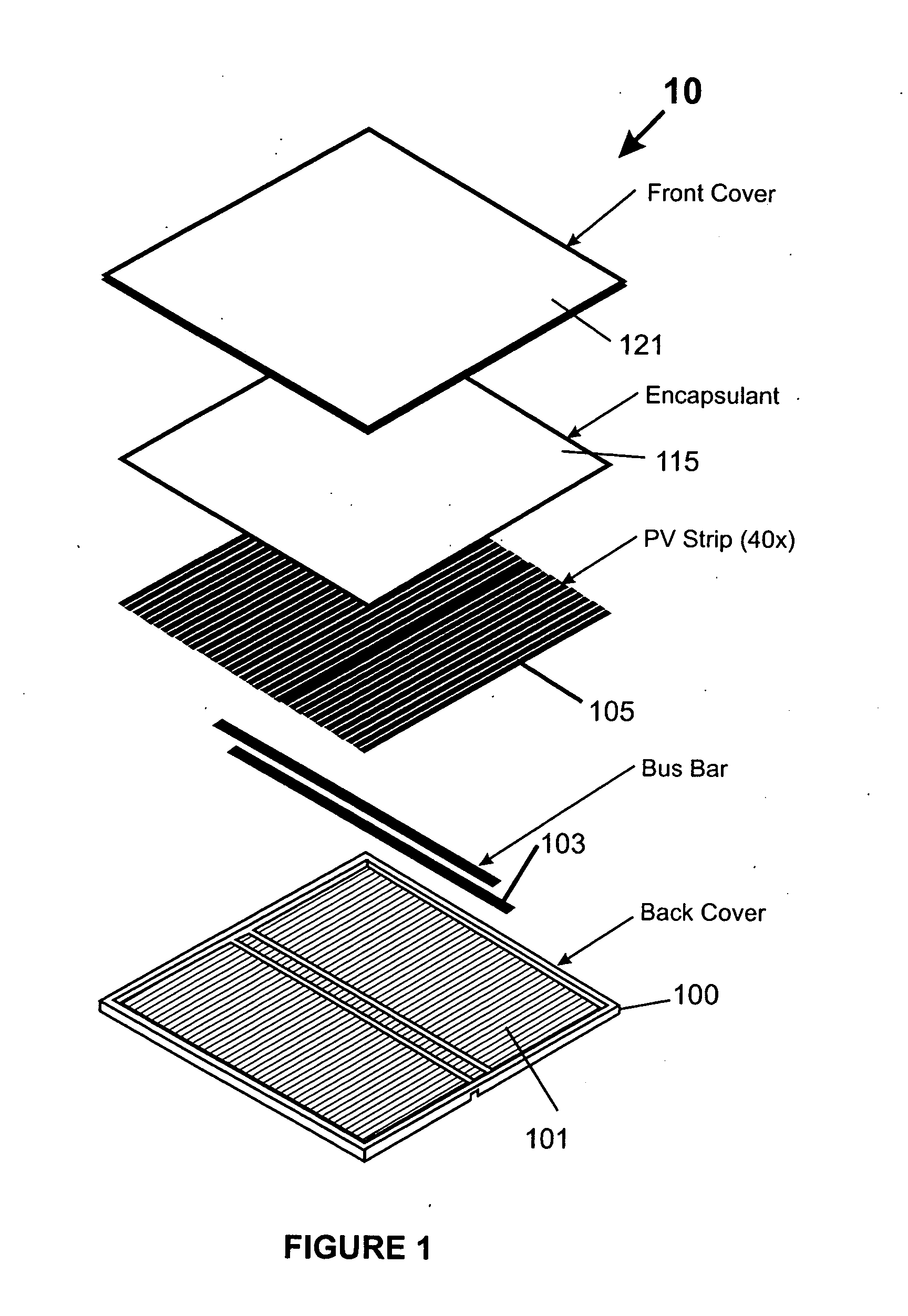 Method and system for integrated solar cell using a plurality of photovoltaic regions