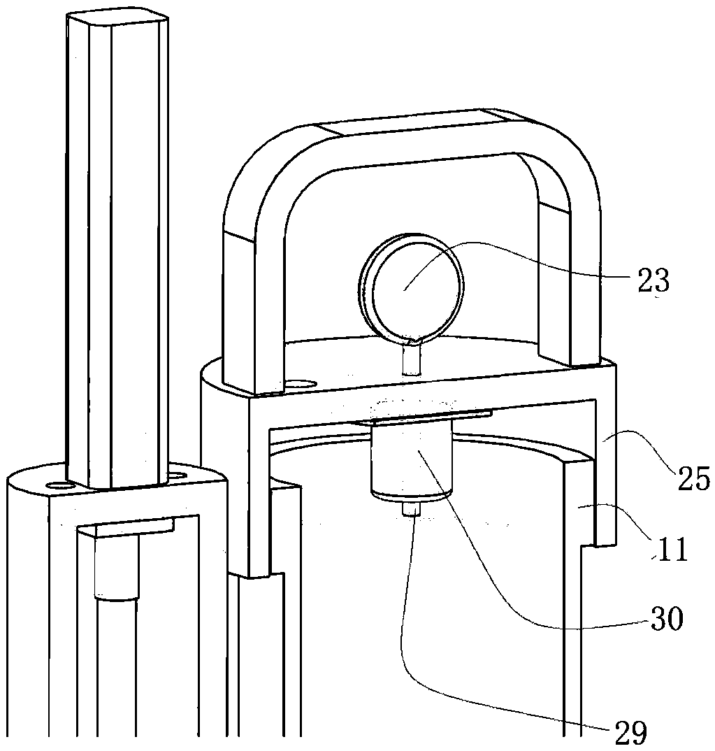 Test tool for air leakage of silencer of automobile engine and method of test tool