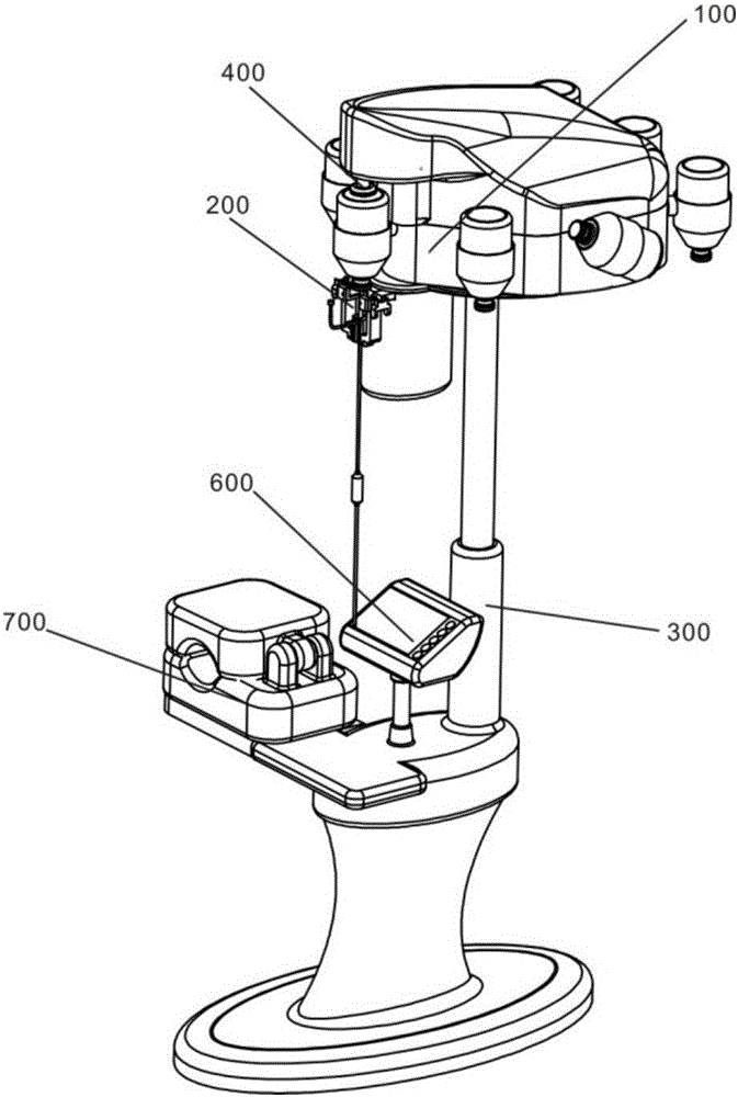 Wrist supporting pressing automatic infusion system