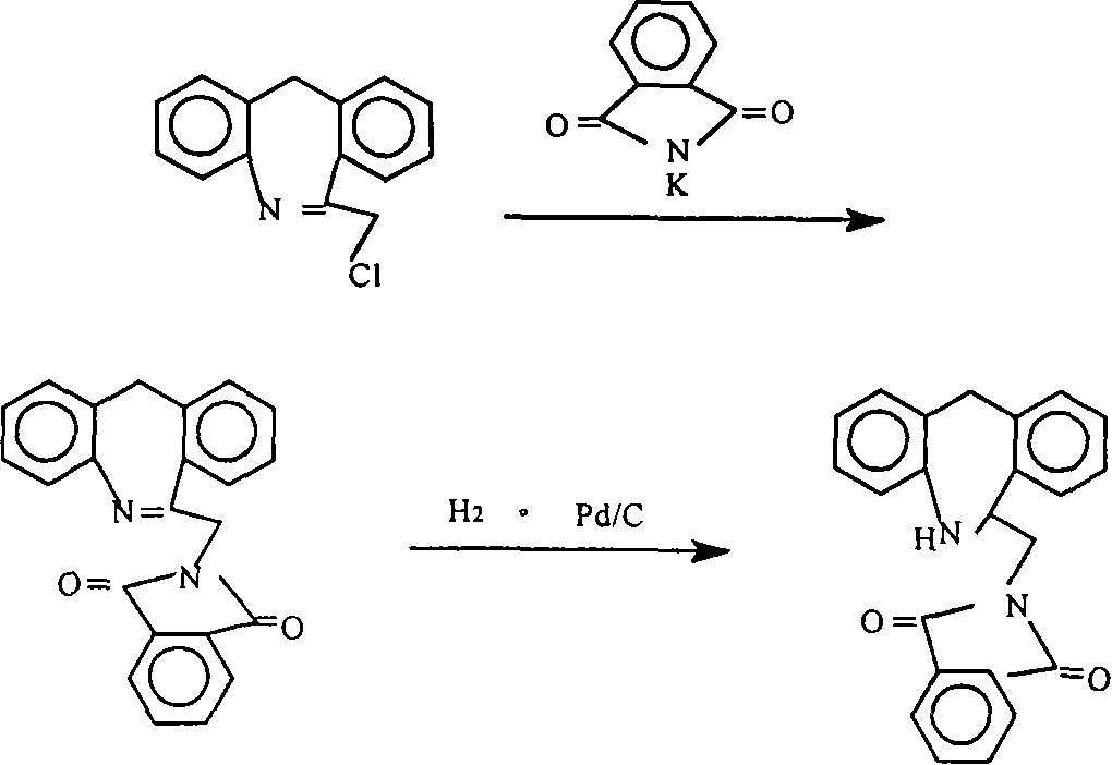 Chemical synthesis method for epinastine