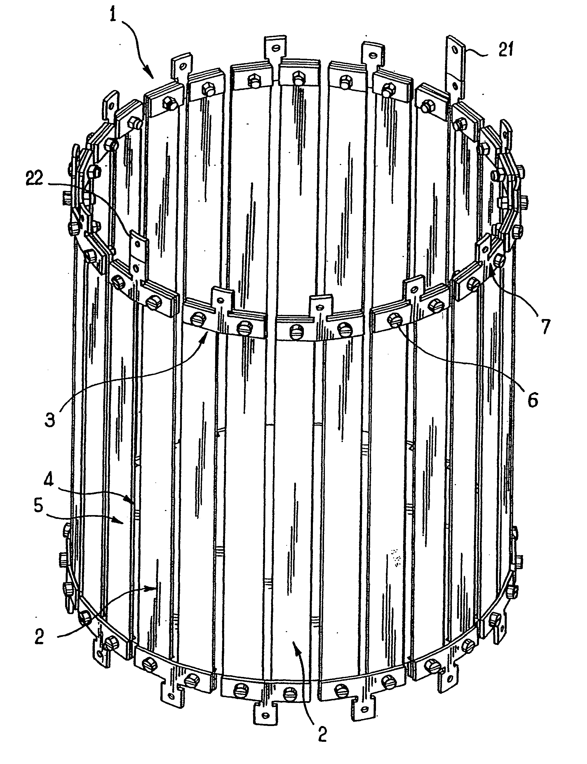 Made to the structure of a graphite resistance furnace