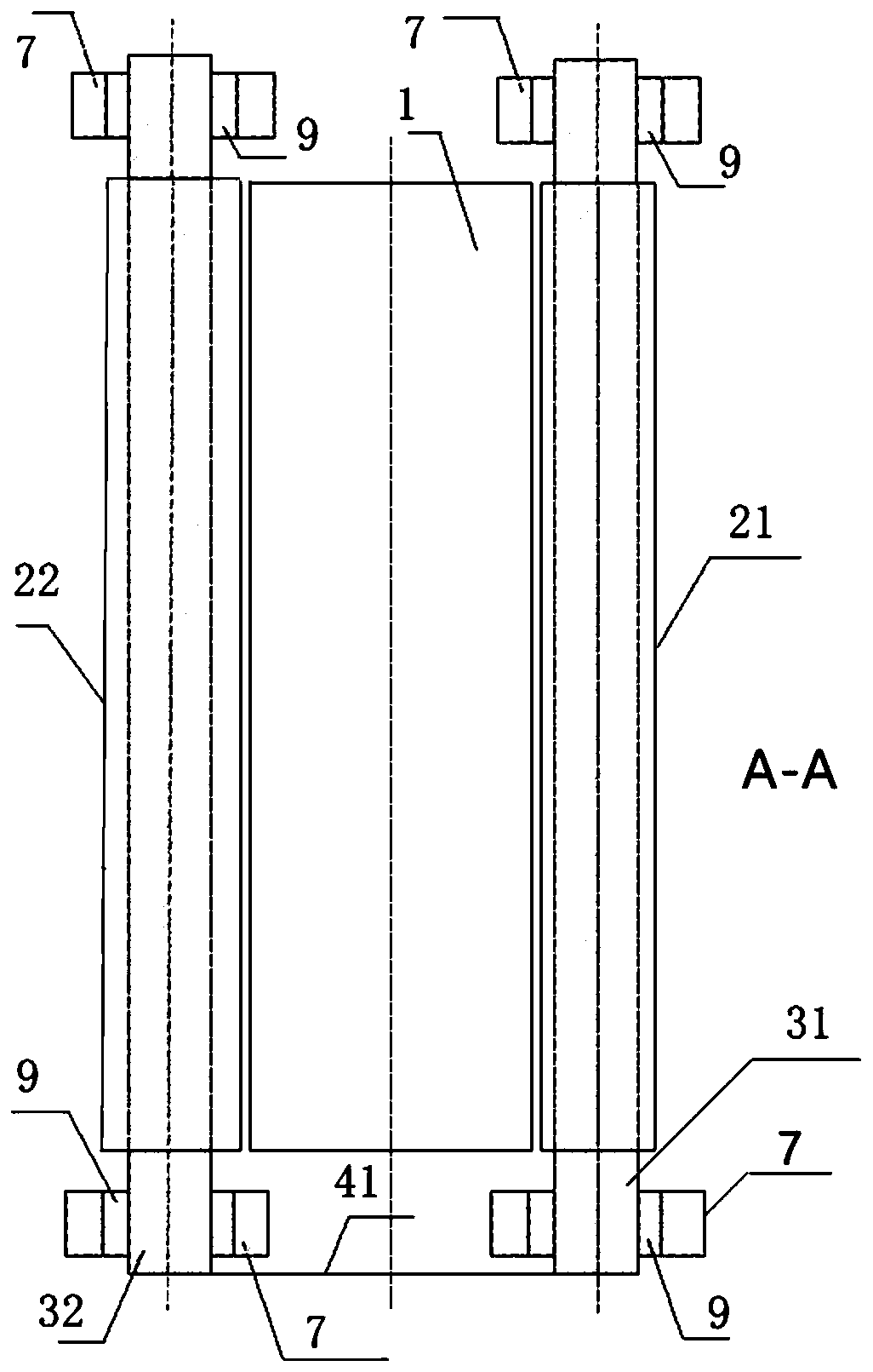 Filling slurry for glass substrates, and preparation method and mixing device thereof