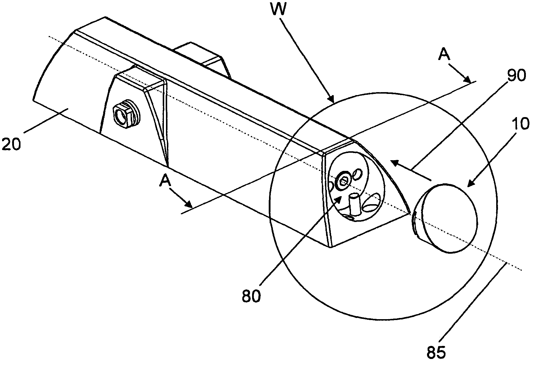 Door closer housing and sealing plug of door closer