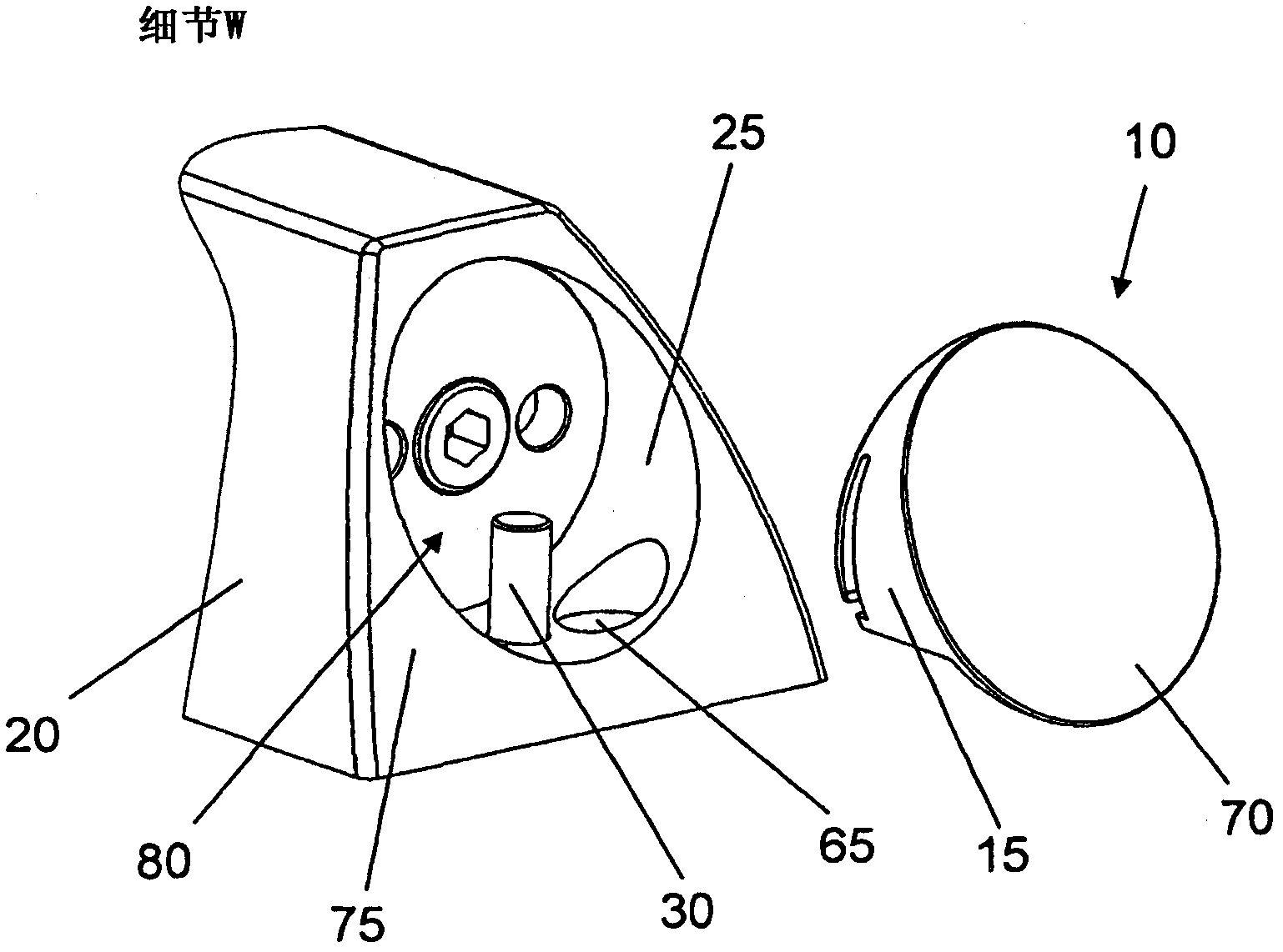 Door closer housing and sealing plug of door closer