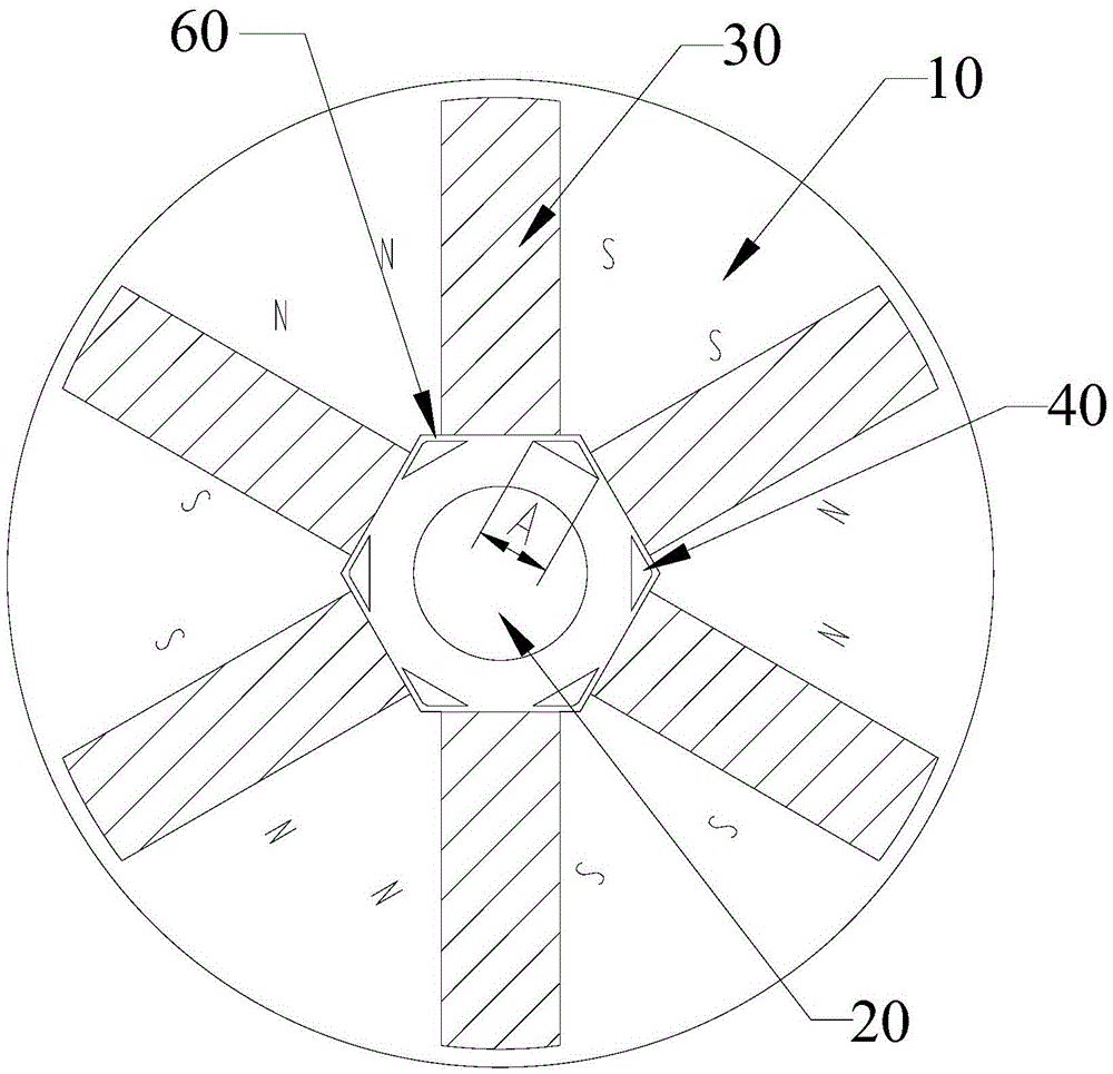 Permanent magnet rotor and permanent magnet motor