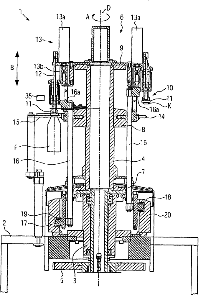 Apparatus for closing containers with a screw closure