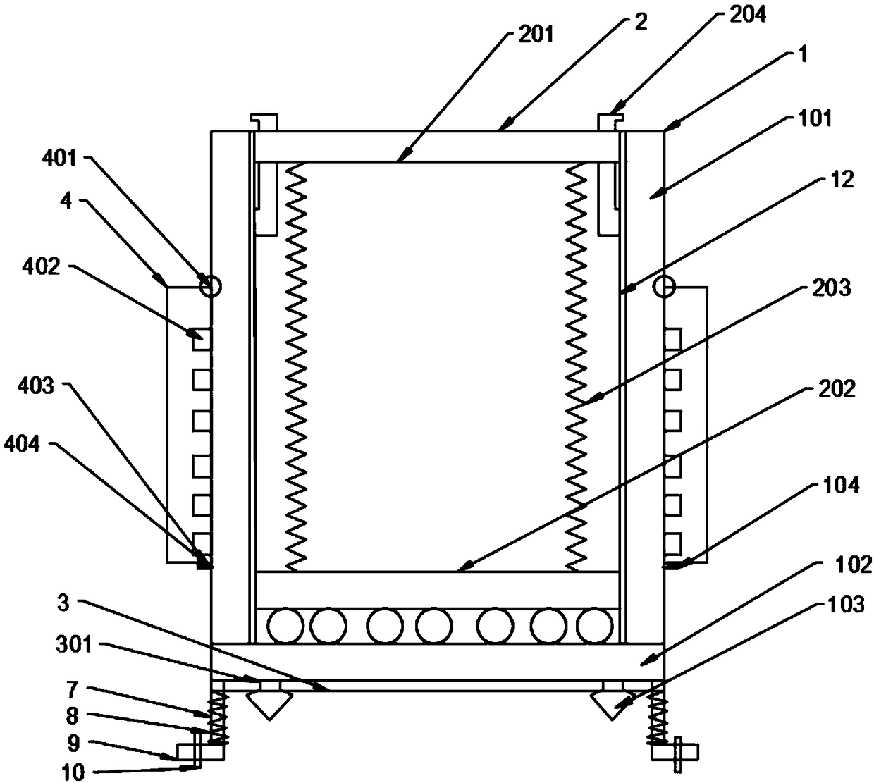 Cable fixation device for new energy device