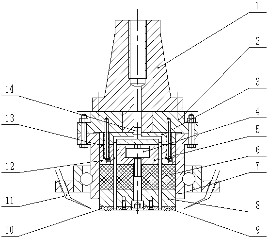 A flat rolling tool lubricated by vacuum pumping