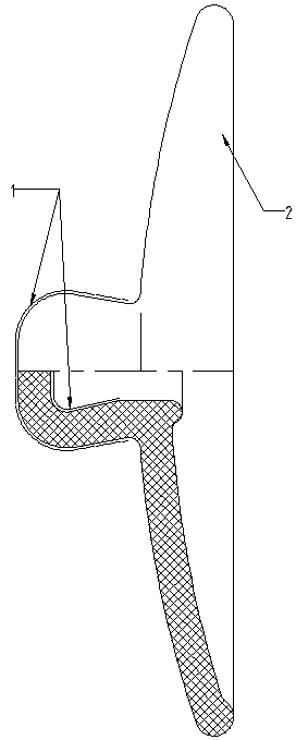 Polymer disc-shaped insulation piece for disc-shaped suspension type insulator string element and manufacturing method of polymer disc-shaped insulation piece