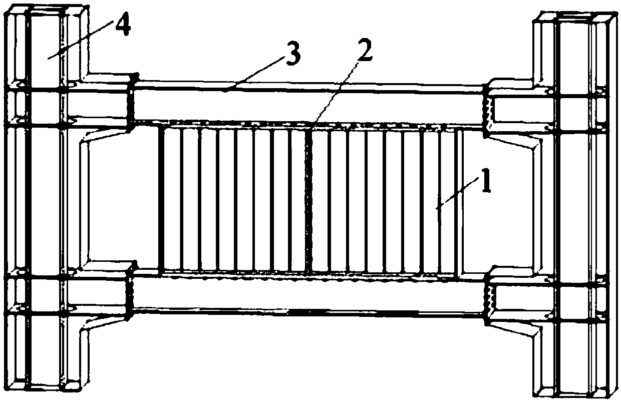 Assembly-type ribbed steel plate-shear wall