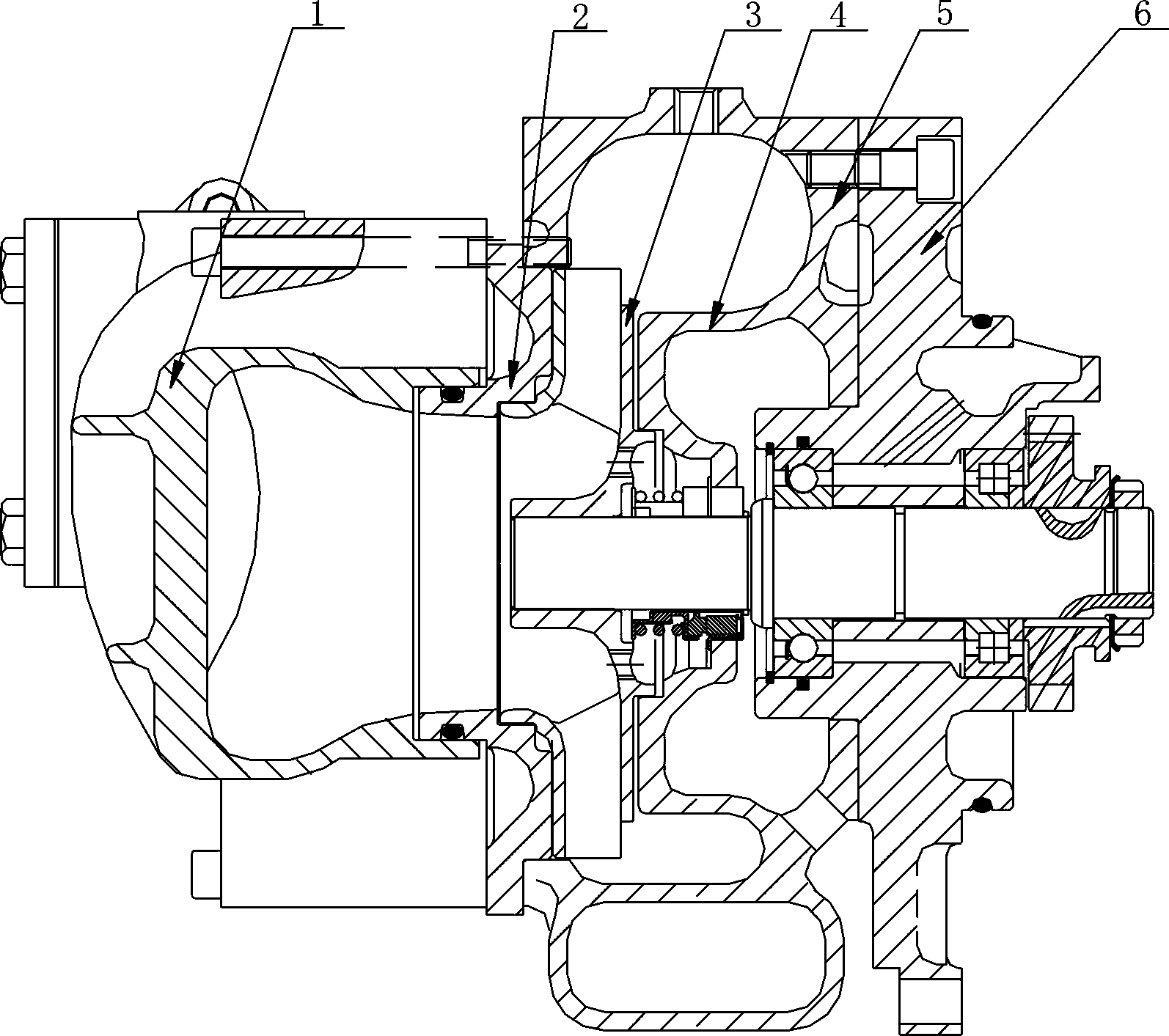 Impeller, water pump and design method of water pump