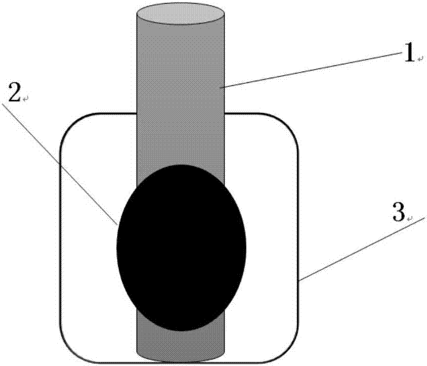 Liquid drop microcavity with high Q value based on columnar waveguide surface formation