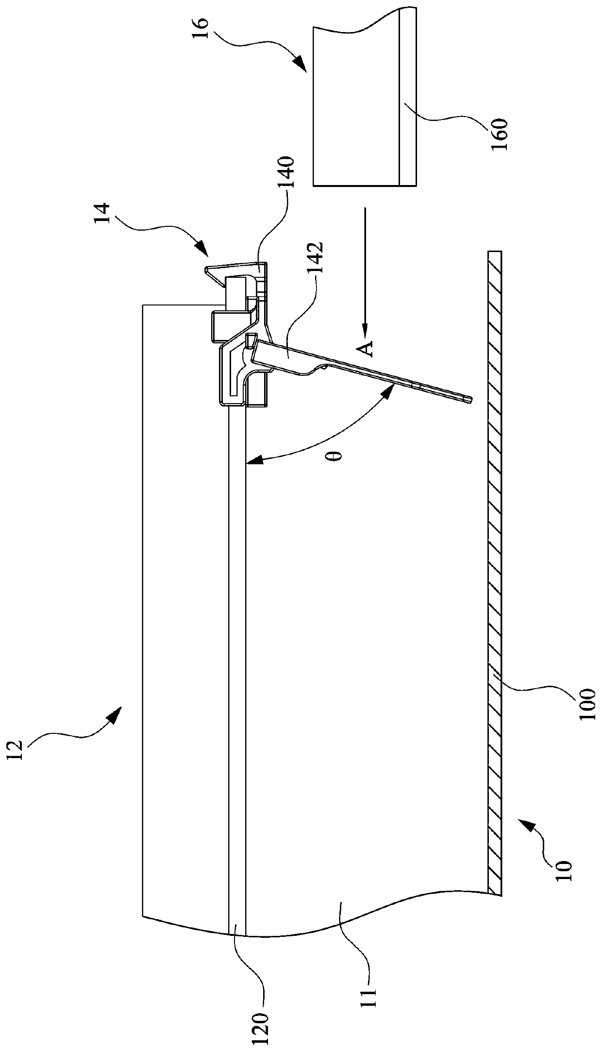 Blocking device and mezzanine card combination