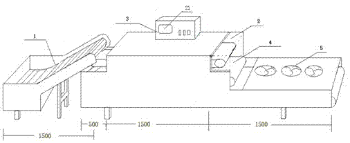 Multi-layered tunnel type tea infrared fragrance extracting machine