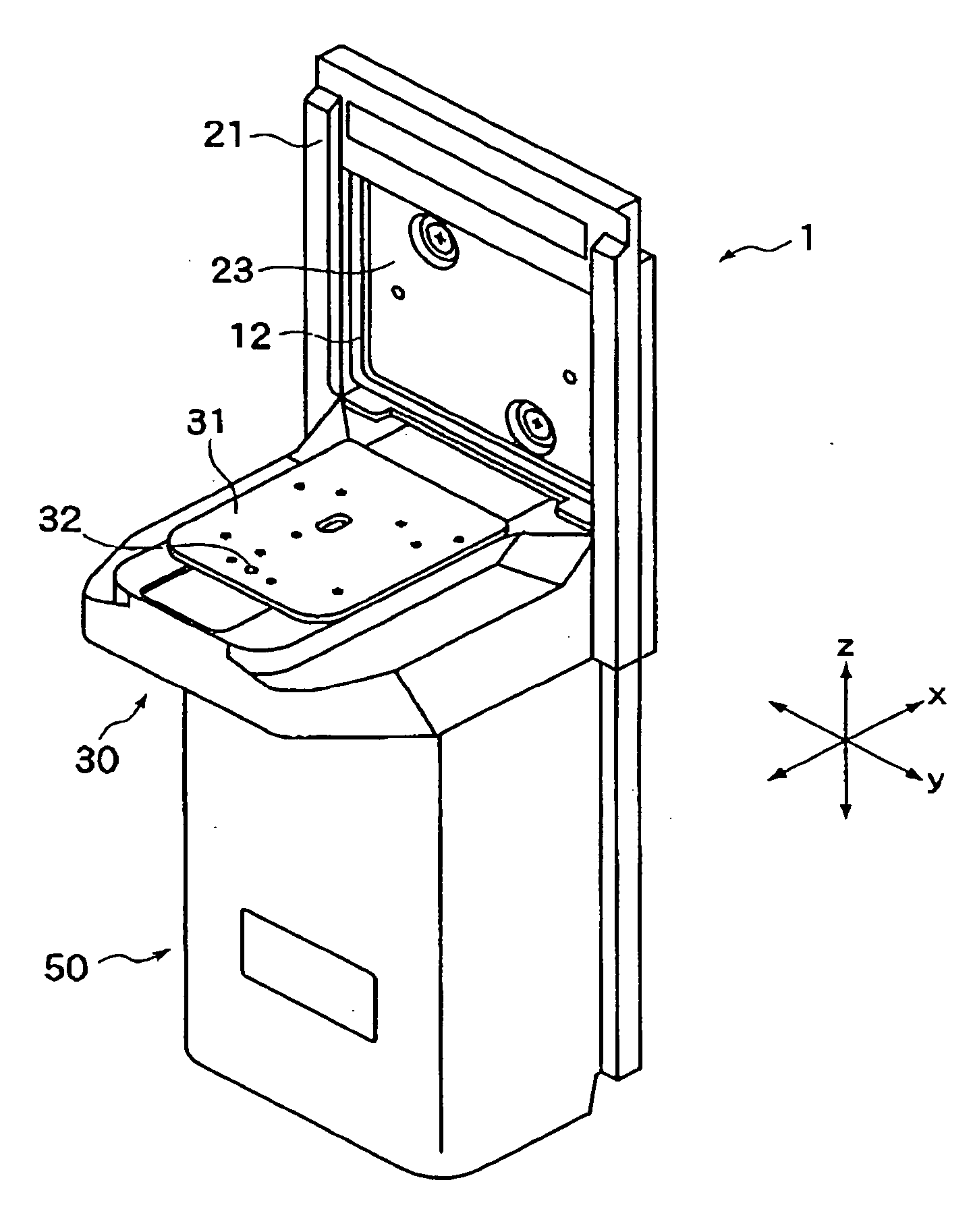 Container Opening-Closing Apparatus and Container-Placement-Position Adjustment Method for the Same
