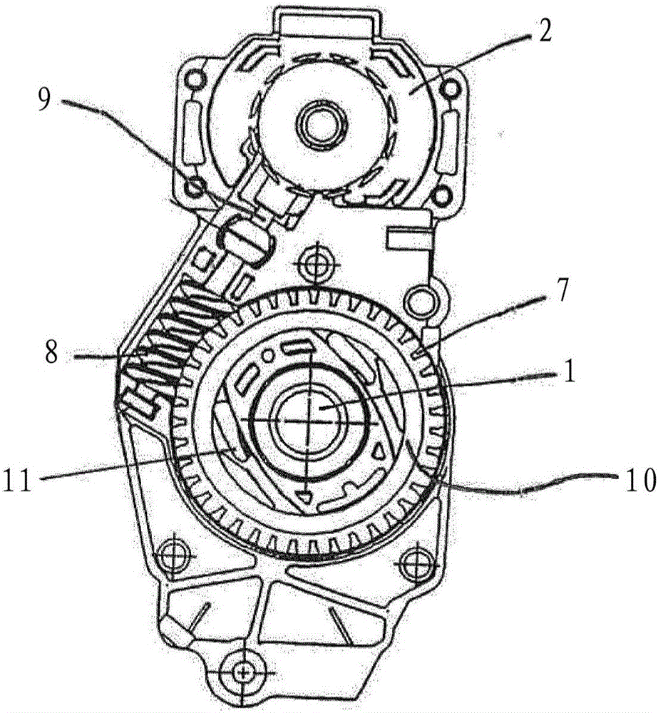 Reversible belt tightener