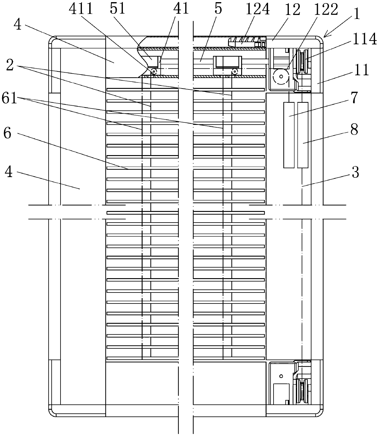 Corner assembly with built-in blind window