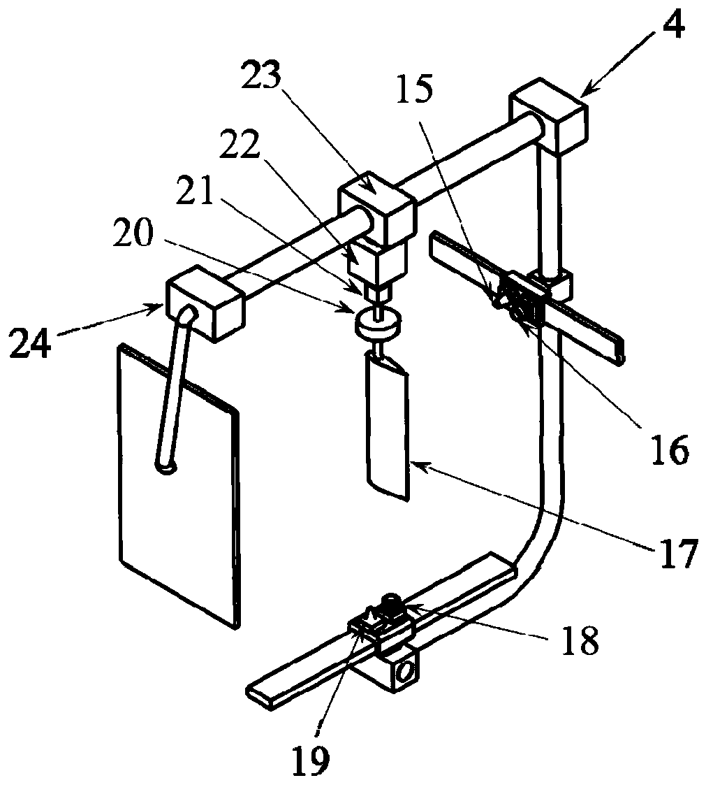 A flow field measurement system and measurement method under model pitching motion