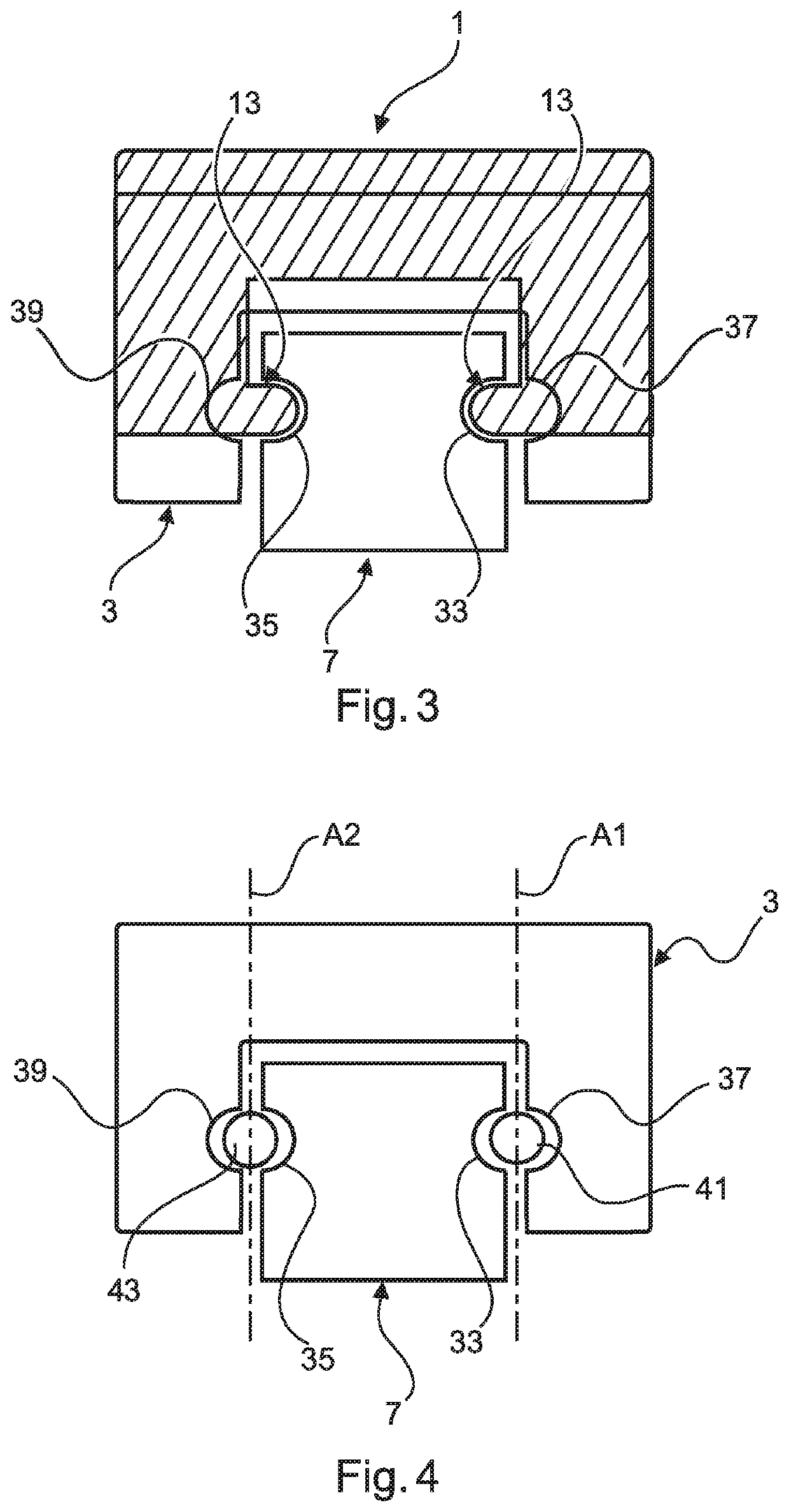 Securing device and linear guiding mechanism