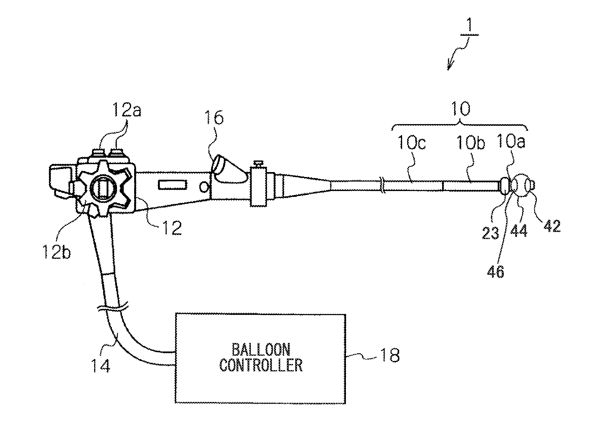 Medical fixed balloon, actuator for intraductal moving body, and endoscope