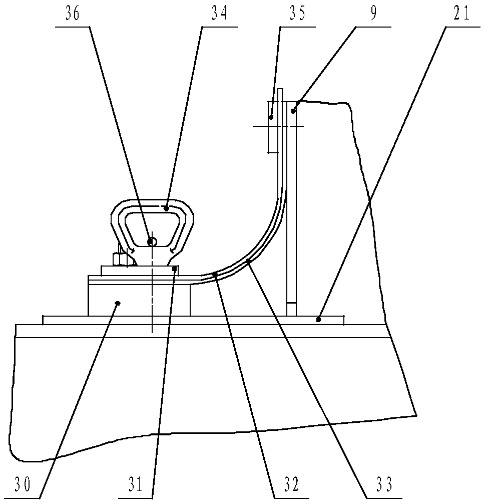 Rotary cooling furnace for semi-coke dry quenching