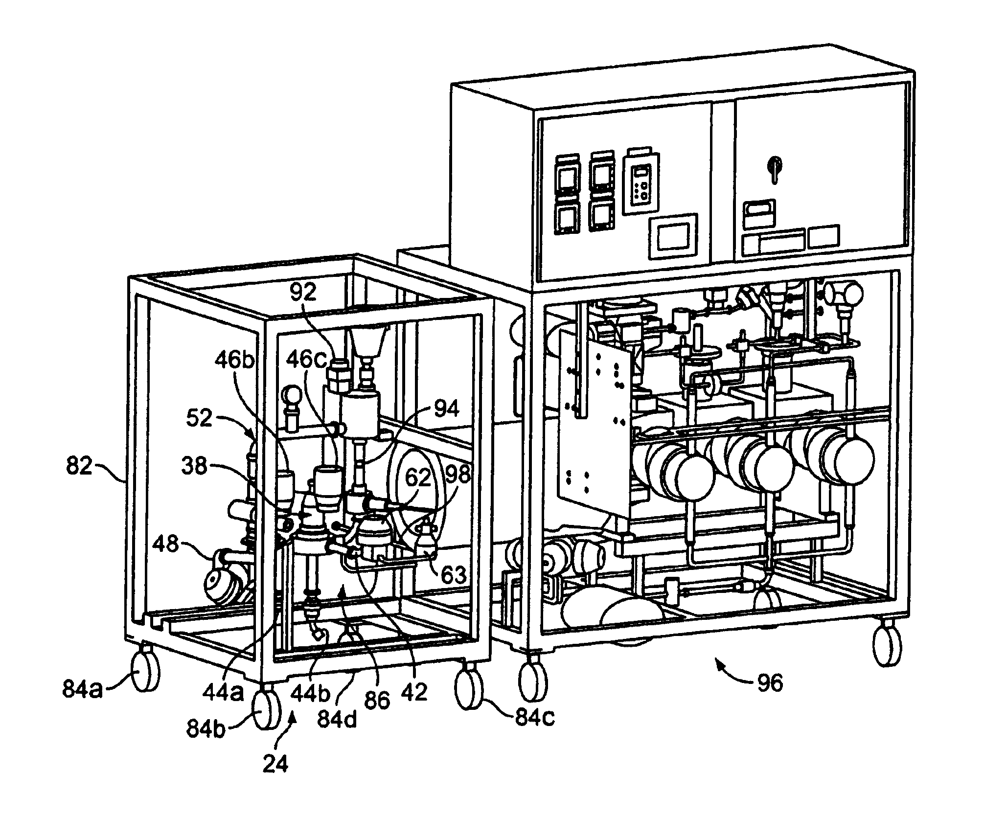 Accurate blending module and method