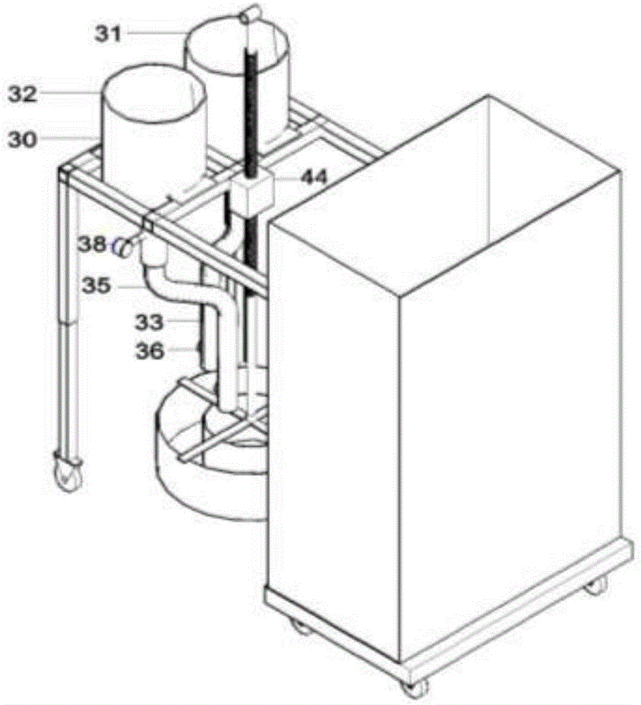 Assembled type on-site dual-ring penetration test device and method thereof