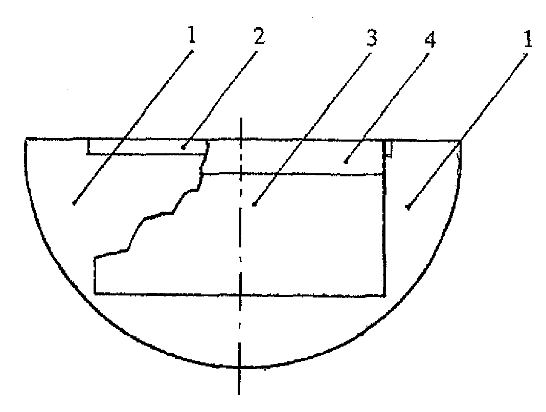 Method of sewing a trademark of clothes for being hidden into a pocket