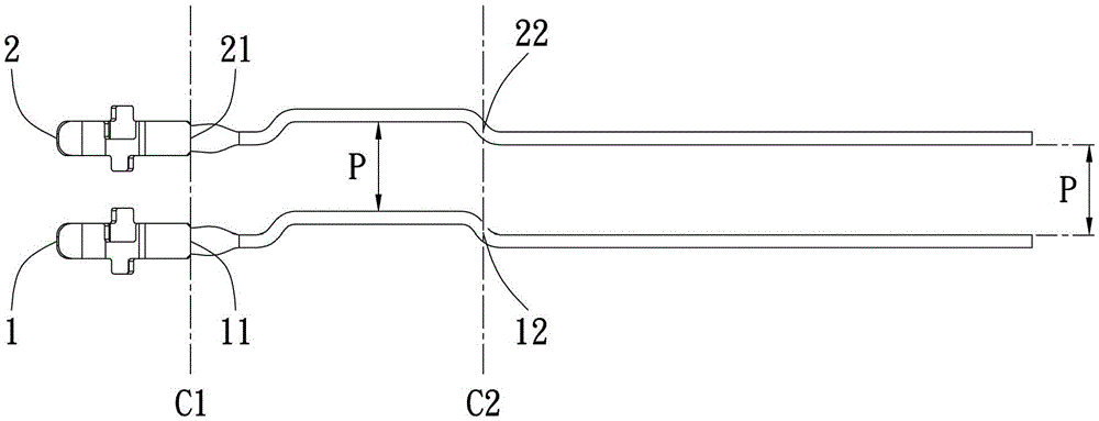 Coupling terminal structure of electrical connector and electrical connector