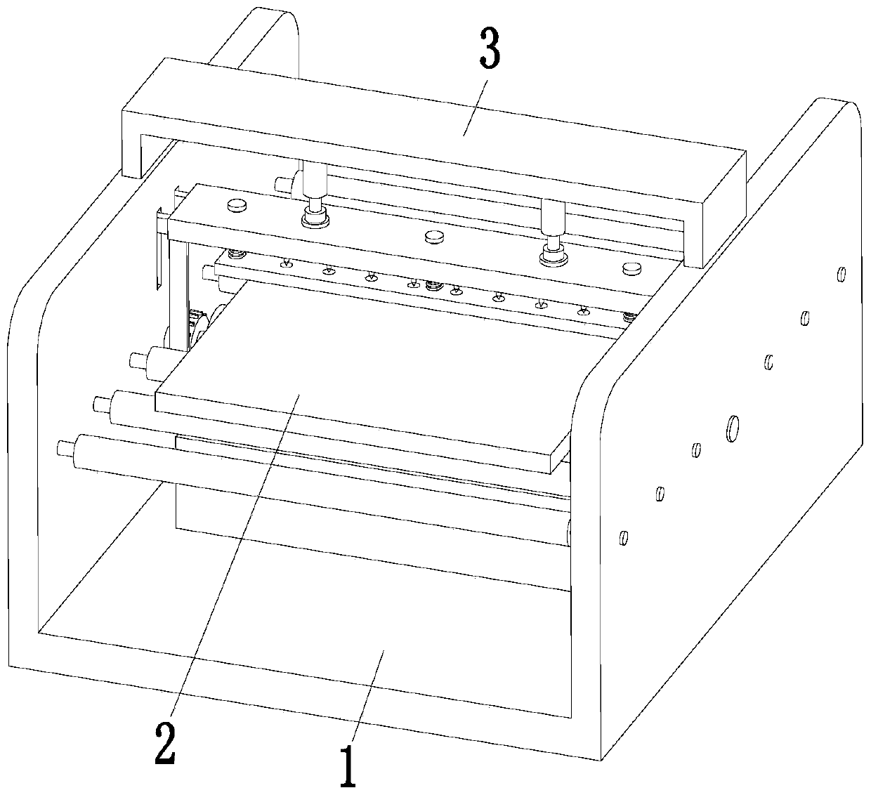 Sound absorption gypsum board positional punching machining machine and machining method