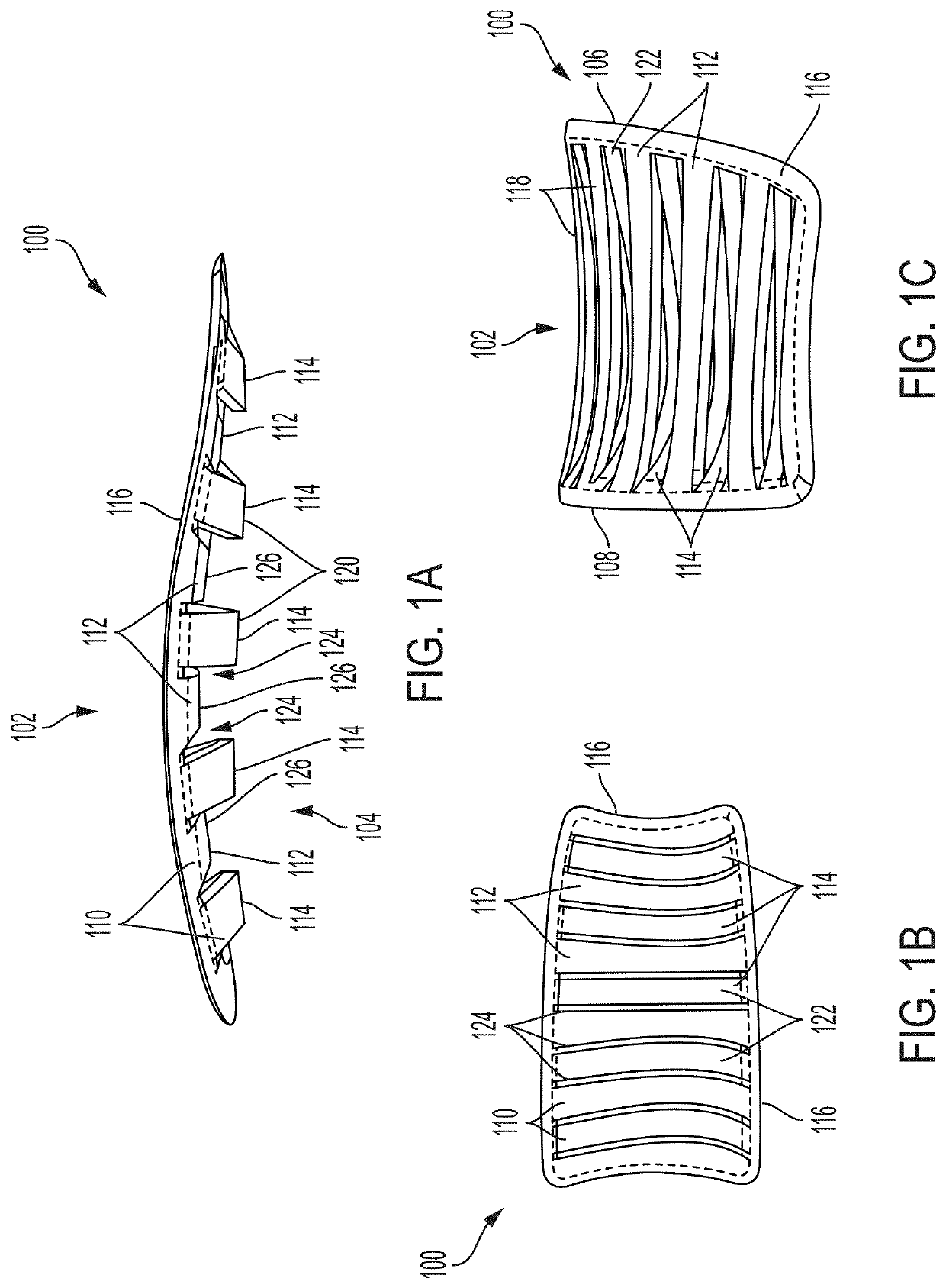 Flexible arch support for footwear