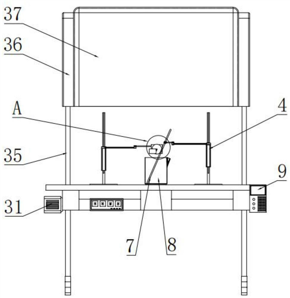 Safety protection device for chemical experiment