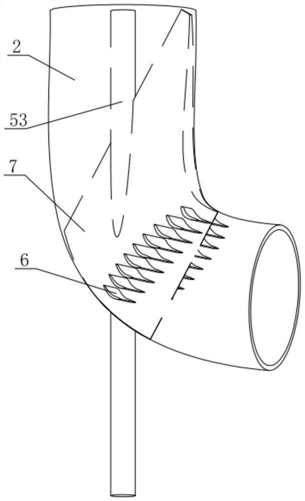 U-shaped circulating convection wing plate propelling device