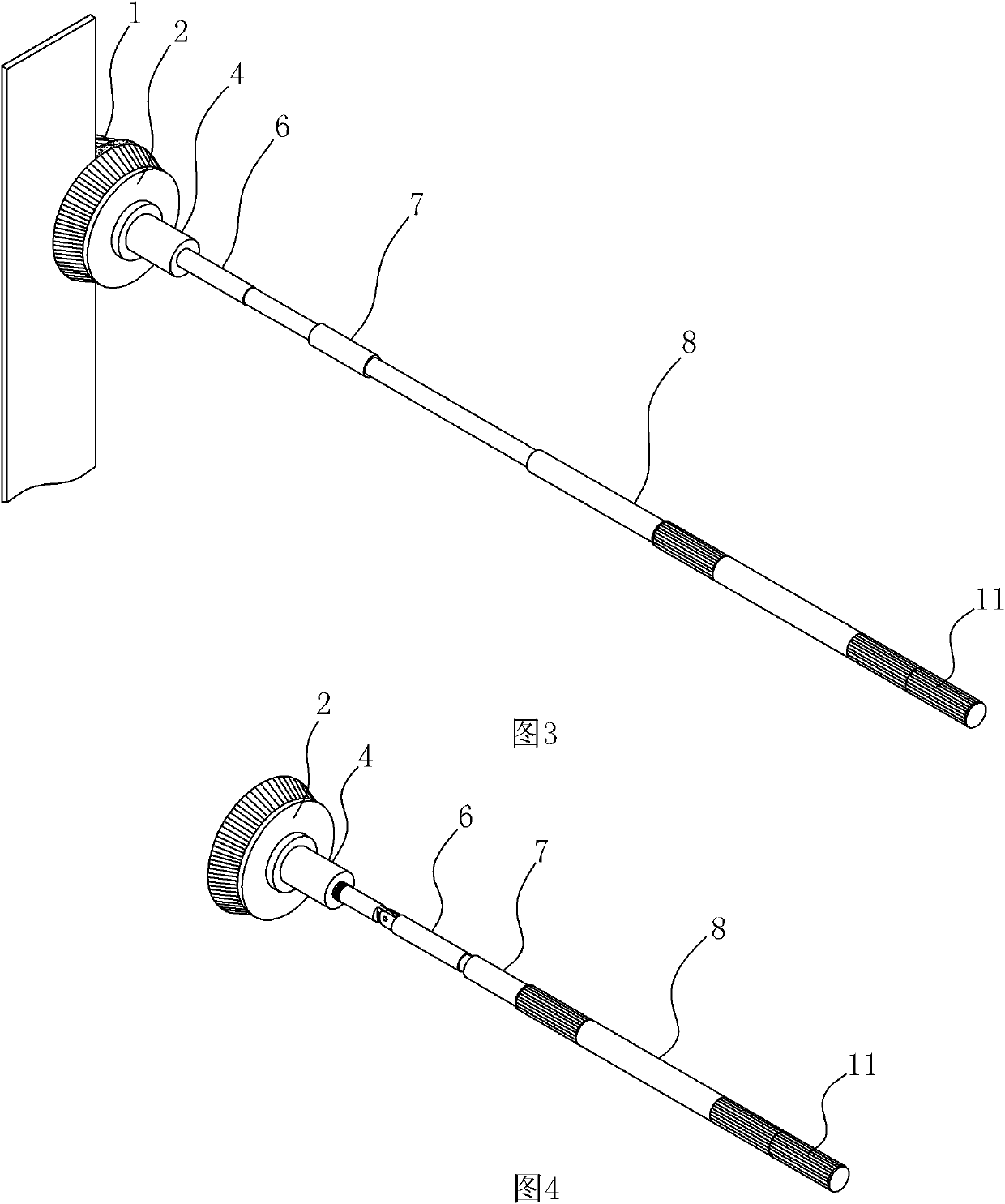 Multifunctional cleaning rod