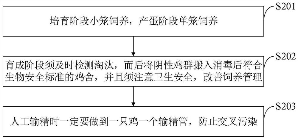 Chicken avian leukosis purification method