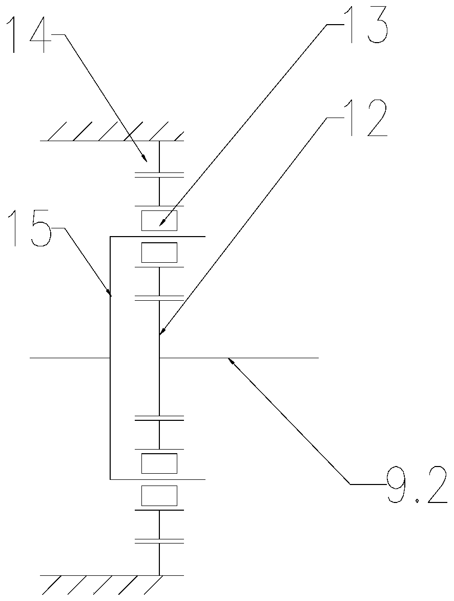 A motor grader transmission system and a motor grader