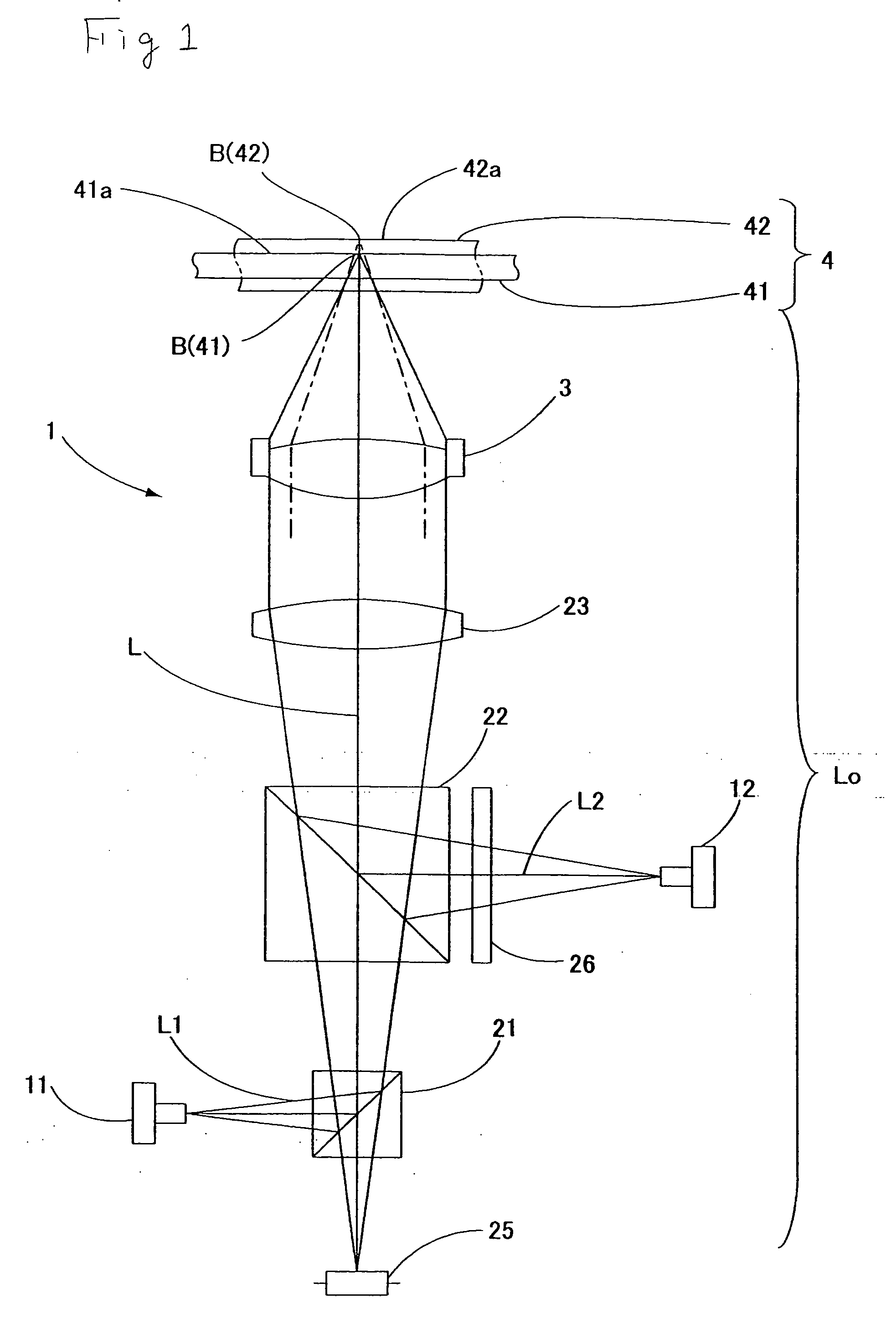 Zone phase correcting lens and optical head device