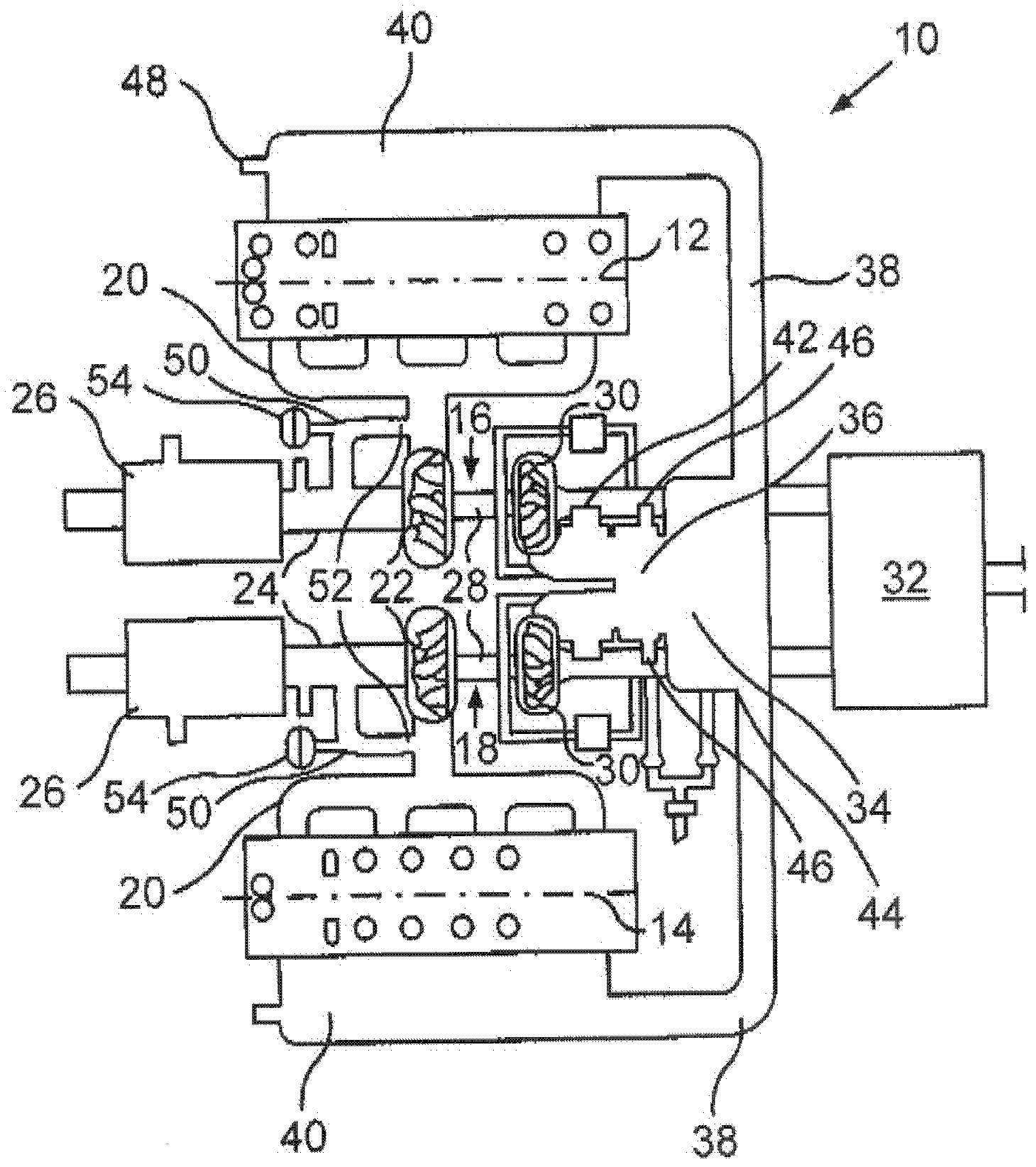 Method For Operating A Motor Vehicle With Two Turbochargers
