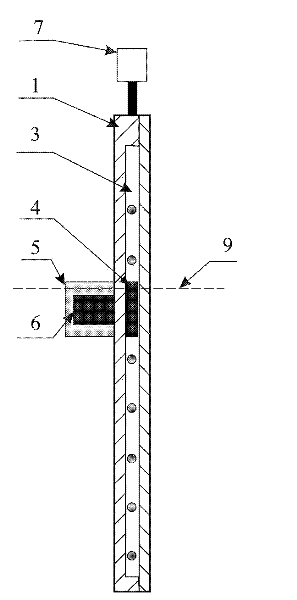 Liquid level measurement method based on magnetic coupling and optical fiber pair array