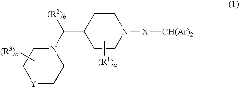 Diaryl piperidine compounds as calcium channel blockers