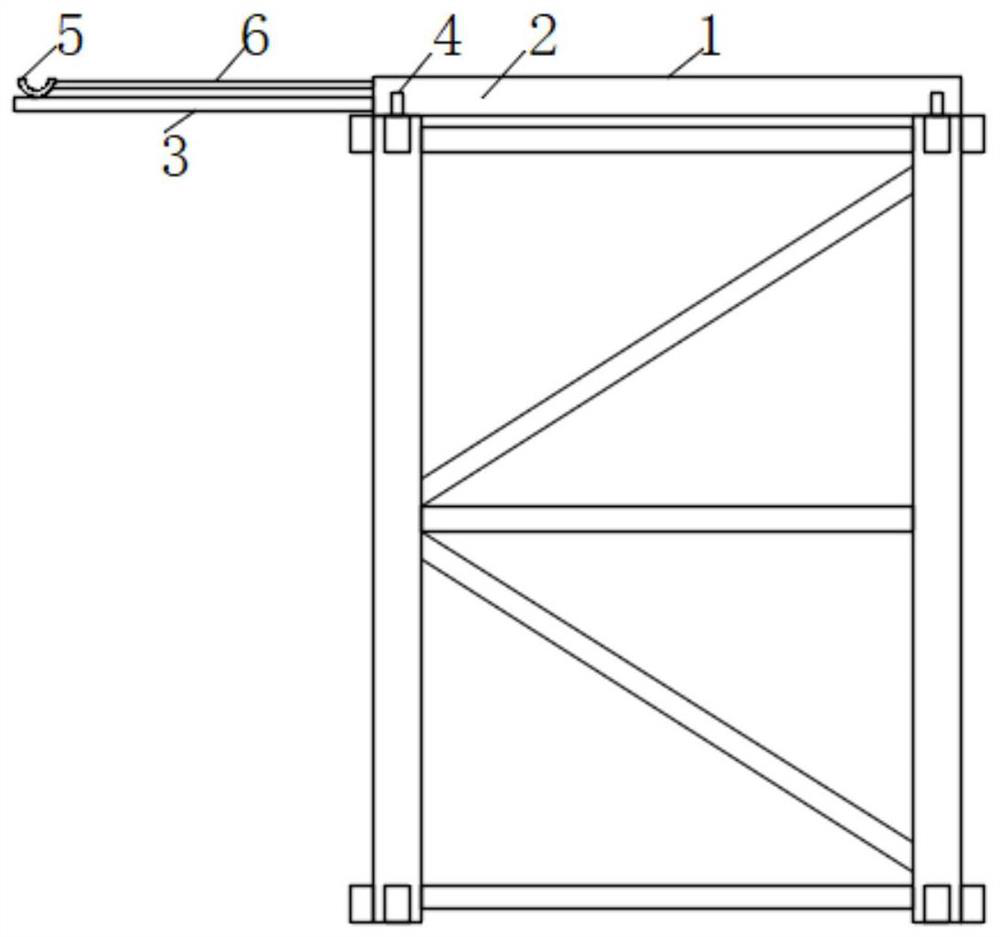 A guide roller for a tower crane standard section