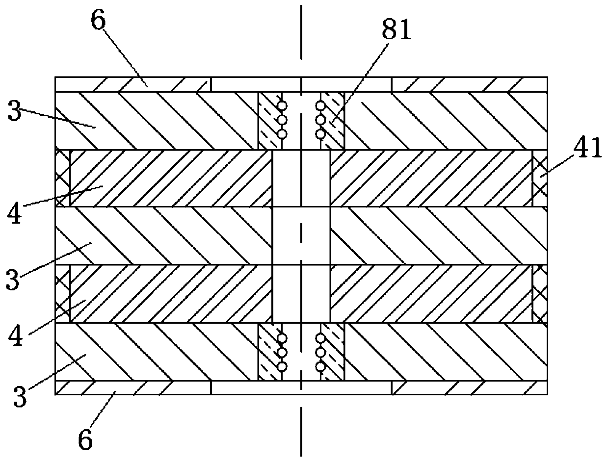 Composite electromagnetic type dynamic vibration absorber