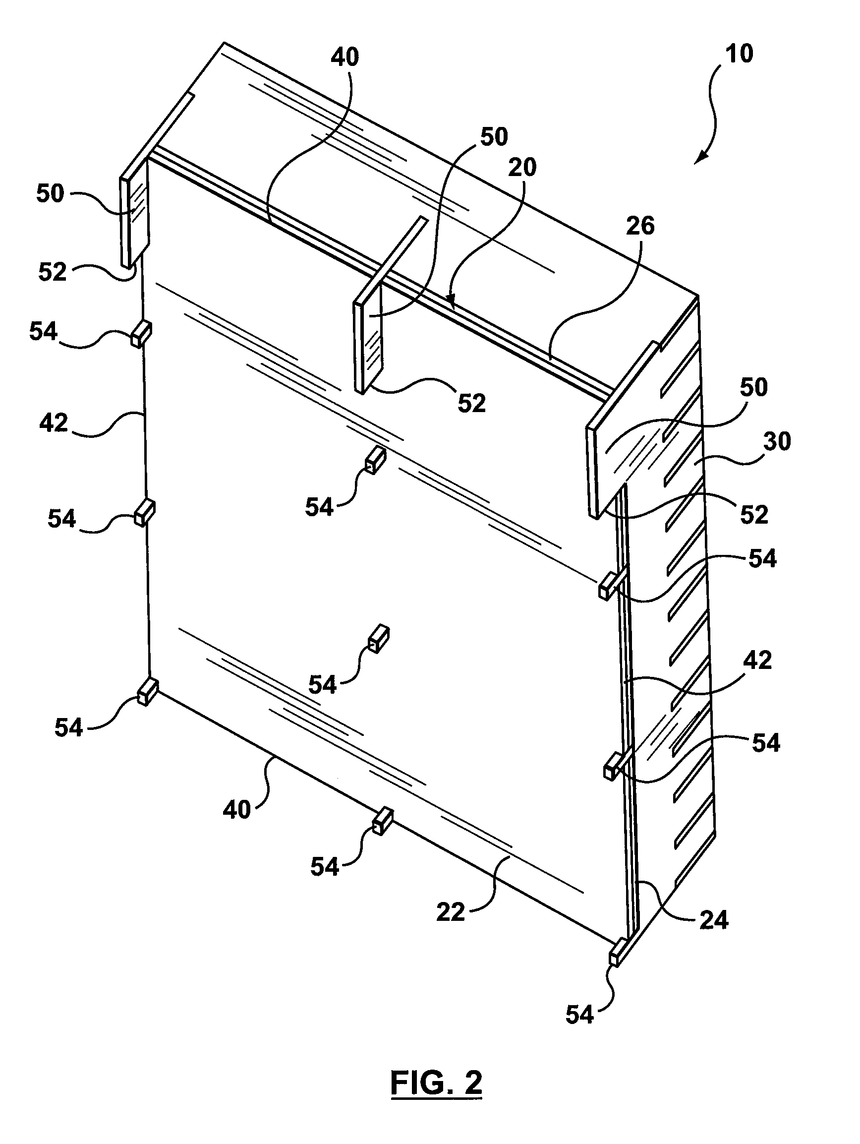Vertical plant supporting system