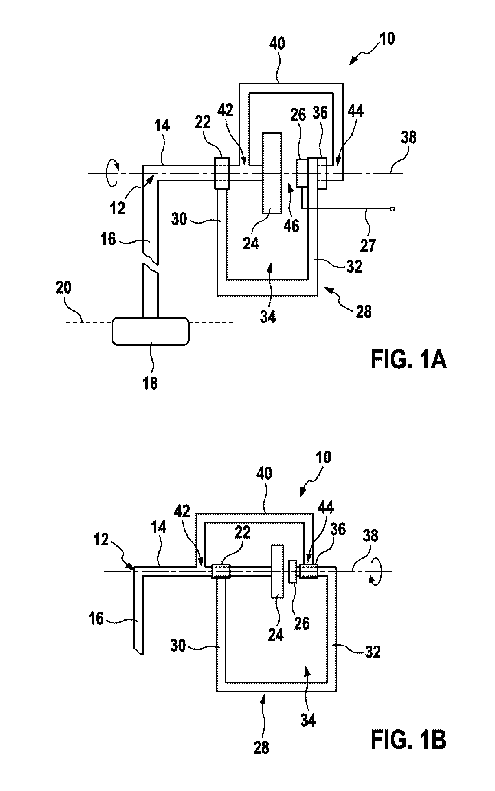 Measuring apparatus for the filling level of a container