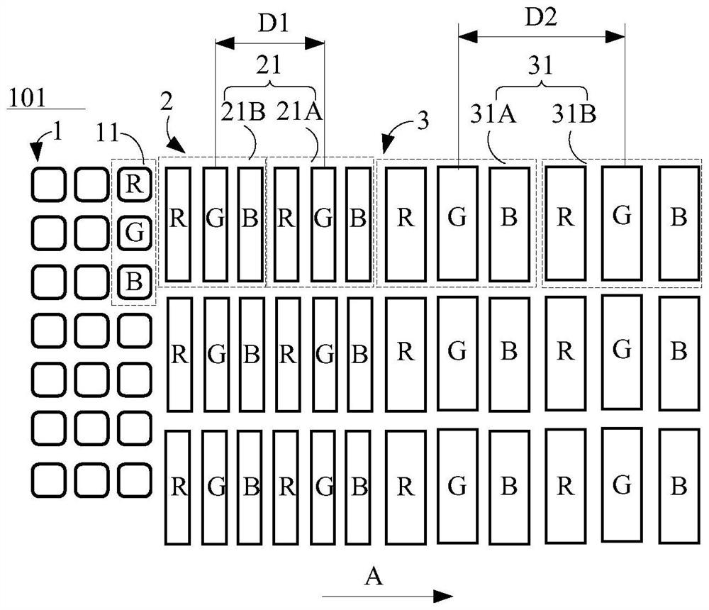 Array substrate, mask plate, display panel and display device