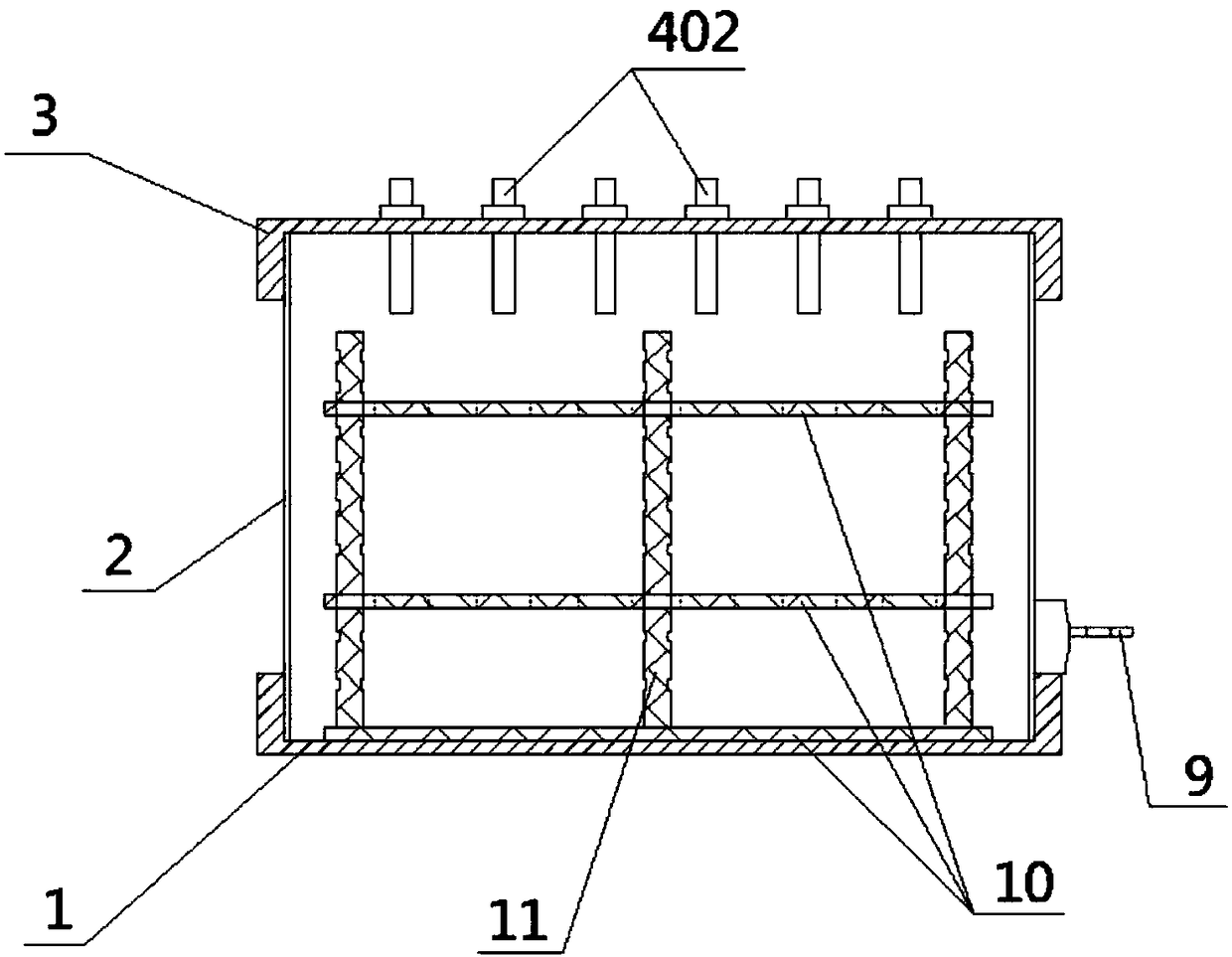 Gas boiling stabilization type extraction device