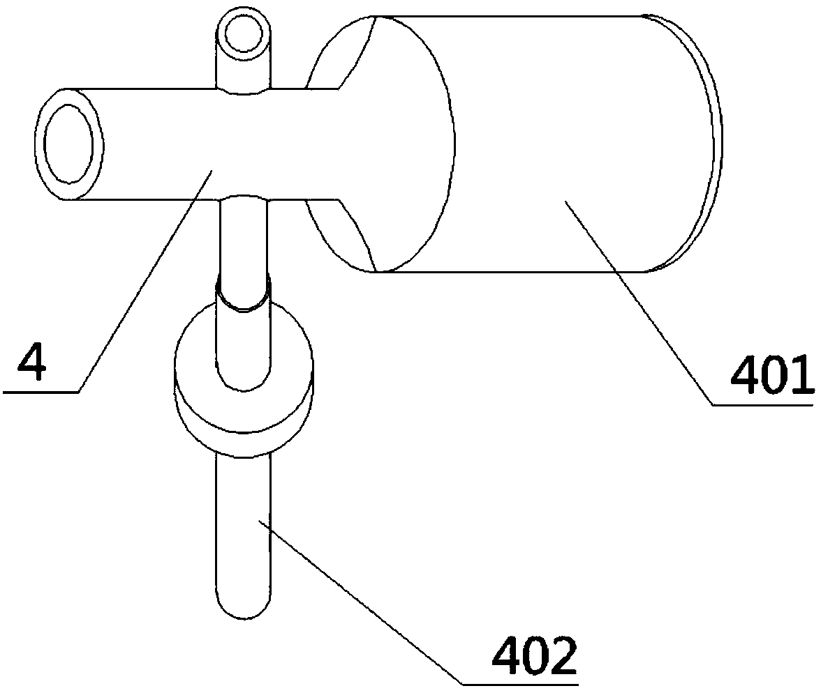 Gas boiling stabilization type extraction device