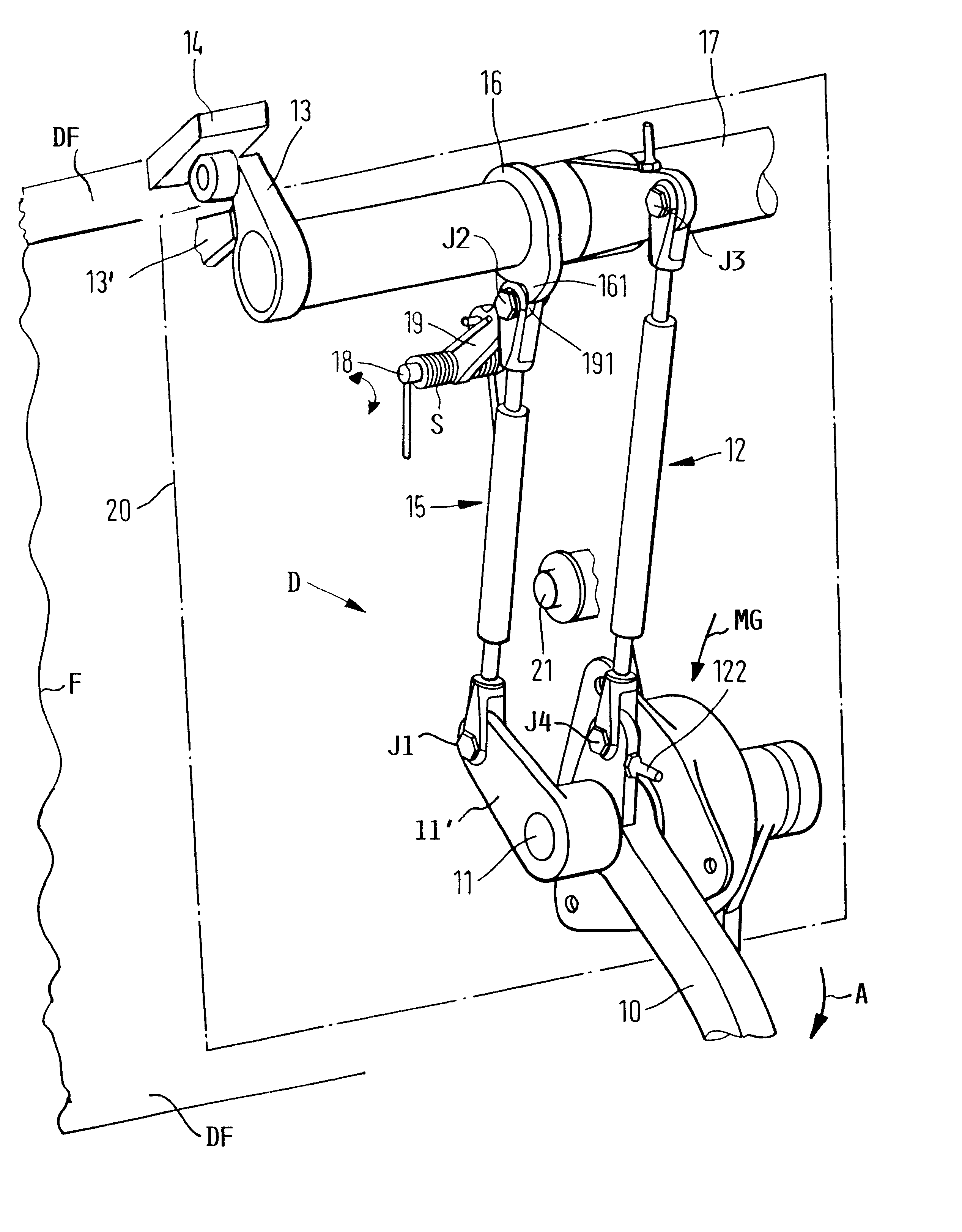 Method and device for closing a door of an aircraft